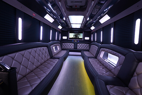 luxury bus interior