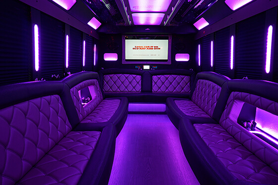 luxury party bus