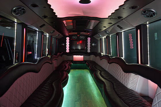 party bus interior